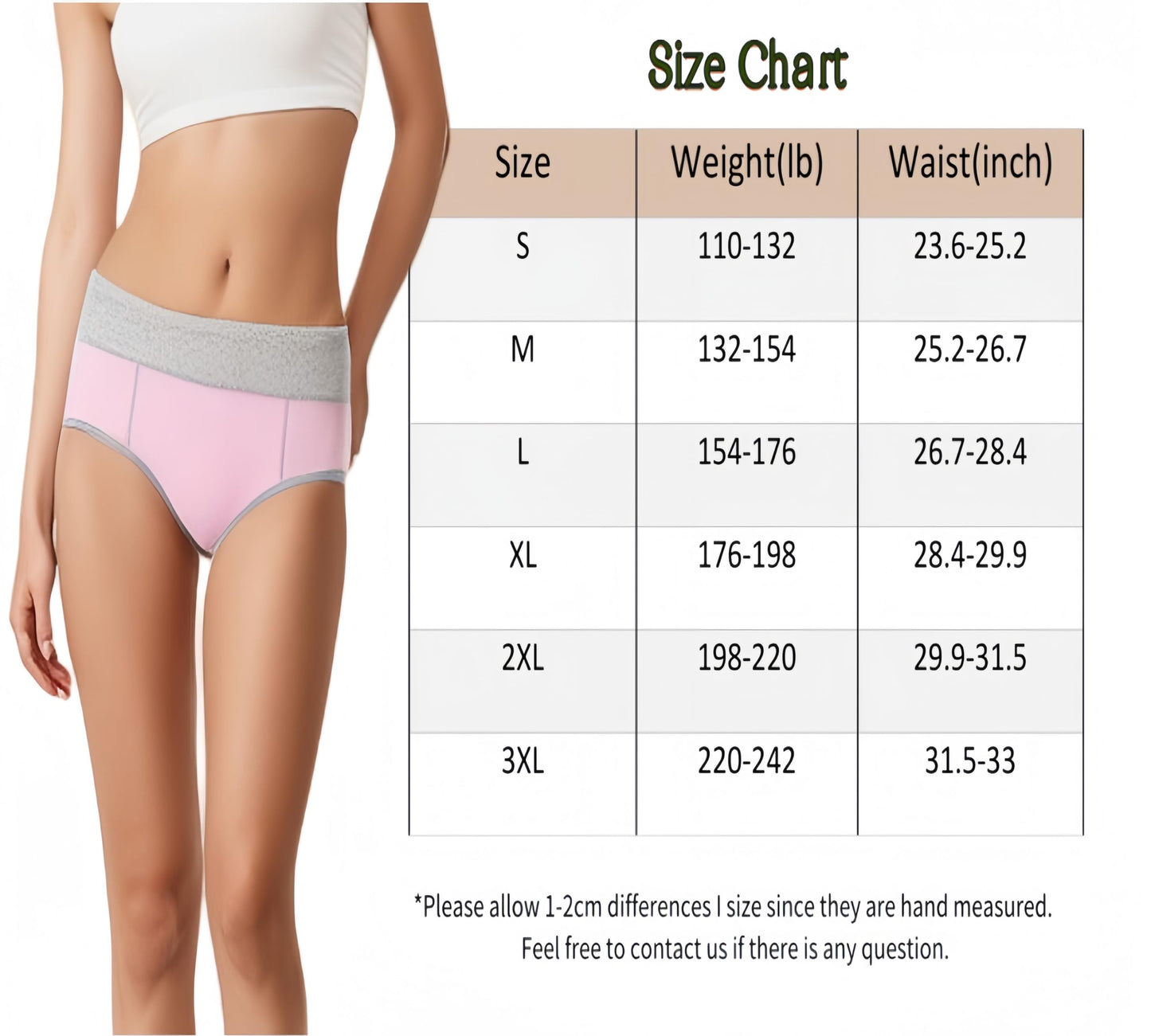 Women's Cotton Underwear Mid Waisted Stretch Briefs Soft Underpants Ladies Full Coverage Panties 4 Pack(Black, Purple, Green, Pink)